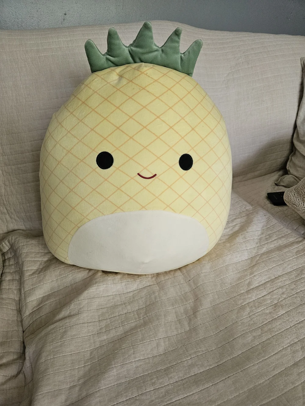 Squishmallows Pineapple Plush Pillow - Yellow and Green